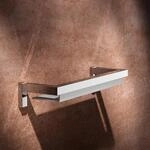 Keuco Duschablage Edition 90 Square, Metall verchromt und Aluminium silber eloxiert,