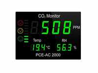 PCE Instruments Gartenthermometer CO2-Messgerät PCE-AC 2000 Temperatur und