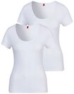 HUGO T-Shirt TWIN (Packung, 2-tlg., 2er-Pack) mit vertikalem Logodruck