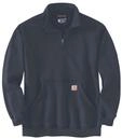 Hoodie CARHARTT "Sweatshirt", Herren, Gr. XL, blau, Obermaterial: 50% Baumwolle CO.