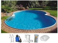 Clear Pool Achtformpool TULUM (Komplett-Set, 6-tlg), f&uuml;r den Volleinbau