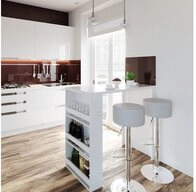 Vicco Bartisch, Wei&szlig;, 57 x 117 cm (1-St)