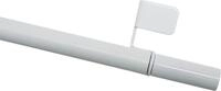 GARDINIA Scheibenstange Klemmstange Filigrano Zylinder, &Oslash; 10 mm, ausziehbar, ohne