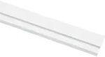 GARDINIA Vorhangschiene, 1-l&auml;ufig, Fixma&szlig;, Metall, Serie Aluminim-Vorhangschiene