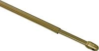 GARDINIA Scheibenstange Vitragestange, &Oslash; 11 mm, 1-l&auml;ufig, ausziehbar, ohne Bohren,