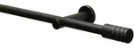 GARDINIA Gardinenstange Set Metall, &Oslash; 19 mm, 1-l&auml;ufig, Fixma&szlig;, mit Bohren,