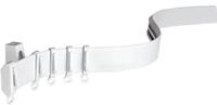 GARDINIA Gardinenschiene Vorhangschiene Flexline Komplett-Set, Fixma&szlig;, 1-l&auml;ufig