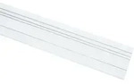 GARDINIA Gardinenstange Gardinia, Alu schiene 3 lfg weiss, 200 cm, wei&szlig;,...