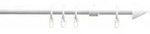 Liedeco Gardinenstange Kegel, &Oslash; 20 mm, 1-l&auml;ufig, Fixma&szlig;, verschraubt, Metall...