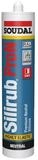 SOUDAL Silikon Soudal Silirub PRO N Silikon Dichtstoff Neutral - 300 ml,