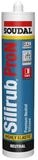 SOUDAL Silikon Soudal Silirub PRO N Silikon Dichtstoff Neutral - 300 ml,
