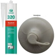 Ramsauer Dichtstoff Ramsauer 320 Baudicht Hybrid Dichtstoff 310ml Kartusche,