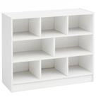 Wohnling Standregal WL5.819 B&uuml;cherregal WL5.819 Wei&szlig; Holzregal Holz Regal