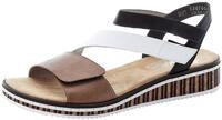 Rieker Riemchensandale, Sommerschuh, Sandalette, Keilabsatz, im modernen Look