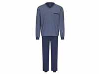 Ammann Pyjama Basic (Set, 2 tlg) Schlafanzug Langarm - Baumwolle - Mit Bündchen an