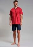 Shorty G&Ouml;TZBURG "Manhattan", Herren, Gr. 54 (XL), rot (chili pepper), Single Jersey,