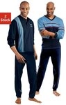 le jogger&reg; Pyjama (Packung, 4 tlg., 2 St&uuml;ck) Schlafanzug f&uuml;r Herren in langer Form