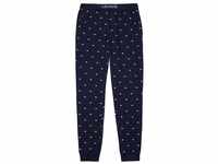 Lacoste Pyjamahose Pants Loungewear mit Allover-Krokodil-Print