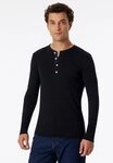 Schiesser Langarmshirt Freizeit Revival Karl-Heinz schwarz Herren