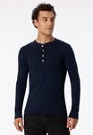 Schiesser Langarmshirt Freizeit Revival Karl-Heinz dunkelblau Herren