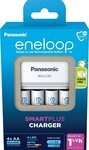 eneloop Akku Ladeger&auml;t Charger LED eneloop BQ CC55 4x AA 2000mAh f&uuml;r 4 AA/AAA