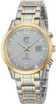 ETT Funkuhr Eco Tech Time Solar Drive Funk Basic Herrenuhr - EGS-11501-42M