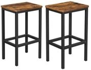 VASAGLE Barhocker Barst&uuml;hle (Set, 2 St., 2er), bis 120kg belastbar 40 x 30 x...