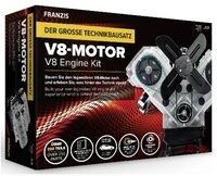 Franzis Modellbausatz FRANZIS V8-Motor Technikbausatz, Motorbausatz im Ma&szlig;stab...