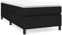 vidaXL Bettgestell, Bettrahmen Schwarz 90x200 cm Stoff