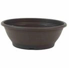 Siena Garden Pflanzk&uuml;bel Schale &Oslash; 50 x 18 cm, anthrazit Rundes Kunststoffgef&auml;&szlig;