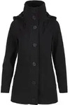 Brandit Winterjacke Brandit Damen Women Square Fleece Jacket (1-St) schwarz 3XL