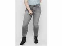 ONLY CARMAKOMA Skinny-fit-Jeans CARWILLY REG SK ANK JNS in washed-out Optik,...