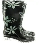 Reis Damen Gummistiefel PVC Blumenmuster Gummistiefel 39 EU