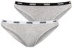 PUMA Bikinislip Bikini Slips (2-St., 2 St&uuml;ck) mit Umlaufenden Markenlogo am Bund
