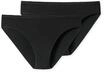 Taillenslip SCHIESSER "Modal Essentials", Damen, Gr. 38, schwarz (000, schwarz),