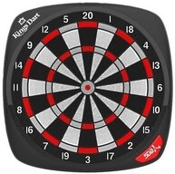 Kings Dart Dartscheibe Smart-Dartboard Dartworld C1, Umfangreiche App mit
