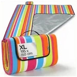 Picknickdecke, Detex, XL 195x150 cm Wasserdicht W&auml;rmeisoliert 2-4 Personen Bunt
