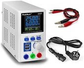 PeakTech 60 V 6 A DC Labornetzteil 0&ndash;60 V/0&ndash;6 A, LCD, 2&times;USB Labor-Netzteil