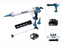 Makita Akku-Kartuschenpistole DCG 180 F1X 18 V 300 / 600 ml + 1x Akku 3,0 Ah - ohne