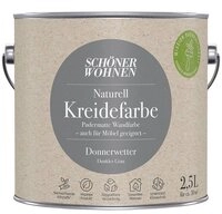 SCH&Ouml;NER WOHNEN FARBE Wandfarbe Sch&ouml;ner Wohnen Naturell Kreidefarbe 2,5 Ltr.