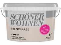 SCHÖNER WOHNEN FARBE Wand- und Deckenfarbe TRENDFARBE, 1 Liter, Cosy,...