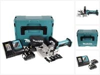 Makita Nutfr&auml;se DPJ 180 RYJ 18 V Li-Ion Akku Nutfr&auml;se im Makpac + 2 x 1,5 Ah Akku +