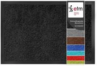 Floordirekt Fu&szlig;matte Monochrom, Rutschfeste Schmutzfangmatte Indoor, 30&deg;C