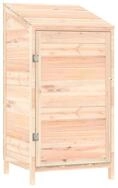 vidaXL Ger&auml;tehaus, Ger&auml;teschuppen 55x52x112 cm Massivholz Tanne