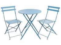SVITA Balkonset Bistro-Set, (Set, 3-tlg., Bistro-Set), Tisch mit 2 Stühlen,