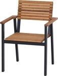 Siena Garden Gartenstuhl &raquo;Bozen&laquo; Aluminium mit Robinienholz, 100% FSC,...