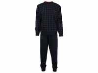 GÖTZBURG Pyjama Bronx (2 tlg) mit feiner Kontrastnaht und cooler Musterung