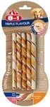 8in1 Triple Flavour Twists - 10 St&uuml;ck, Nahrungserg&auml;nzungsmittel f&uuml;r: Hund