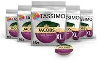 TASSIMO Kaffee Kapseln Jacobs Caff&egrave; Crema Intenso XL T Discs 5x16 Getr&auml;nke, 720 g,