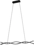 EGLO H&auml;ngeleuchte Lasana 3 Pendelleuchte, Wohnzimmerlampe, Stahl und Kunsstoff,